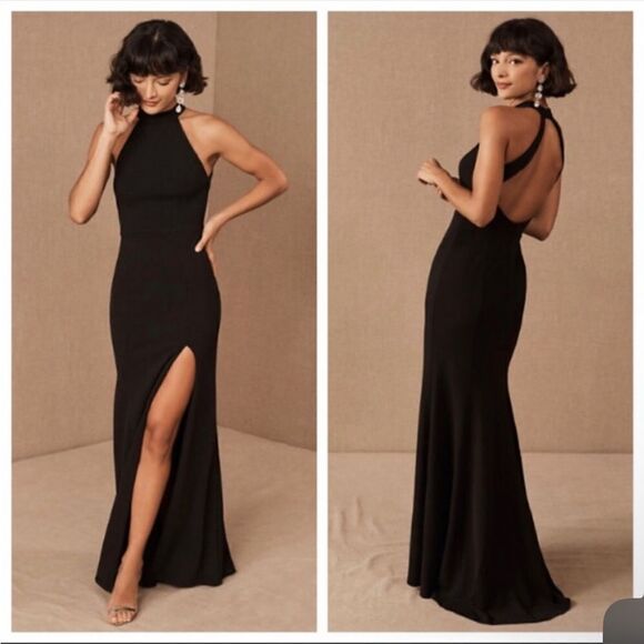 BHLDN Serephina Crepe Maxi Dress - Picture 1 of 6